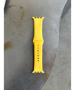 Ремінець Silicone Band 42mm(окрім 10,11 серії)/44mm/45mm/46mm/49mm S/M Yellow (38)