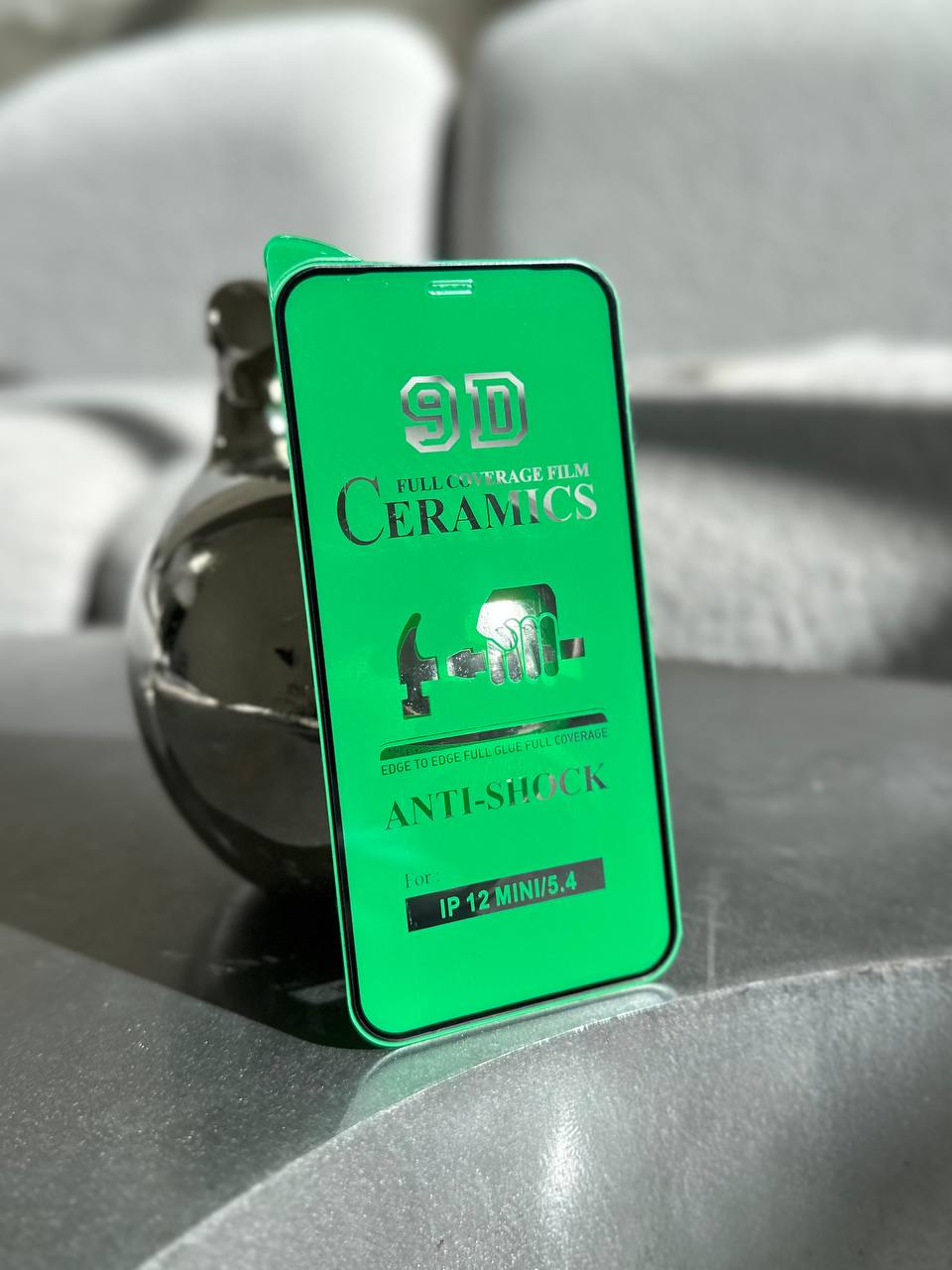 Защитное стекло Ceramic гибкое глянцевое на iPhone 12 mini