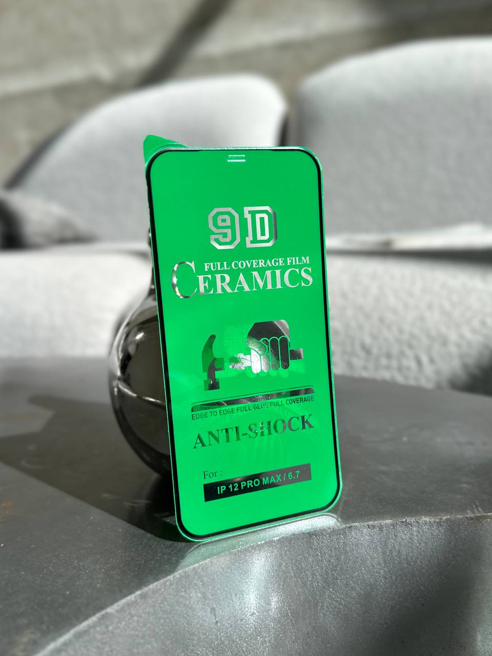 Защитное стекло Ceramic гибкое глянцевое на iPhone 12 Pro Max