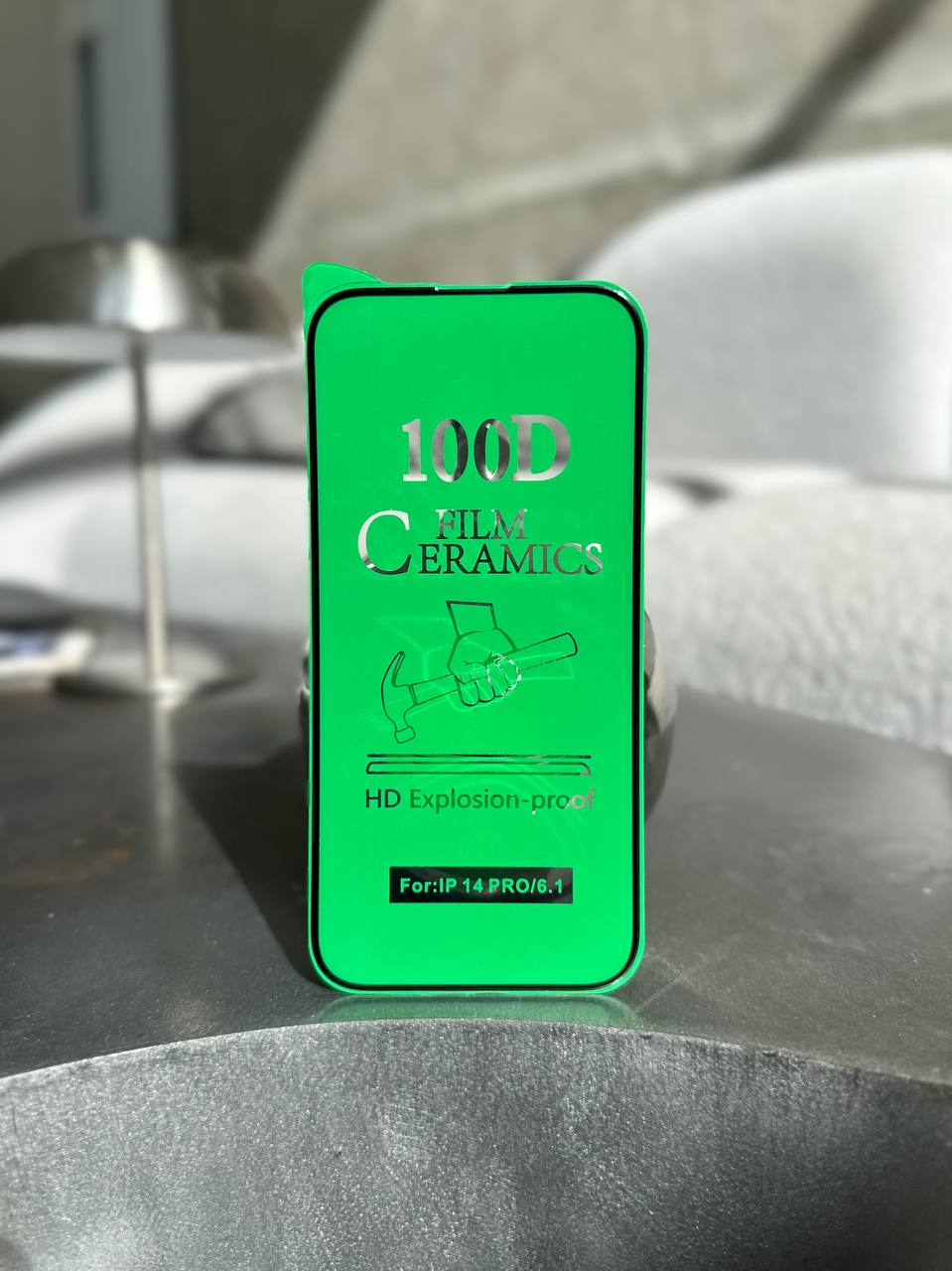 Захисне скло Ceramic гнучке глянсове на iPhone 14 Pro