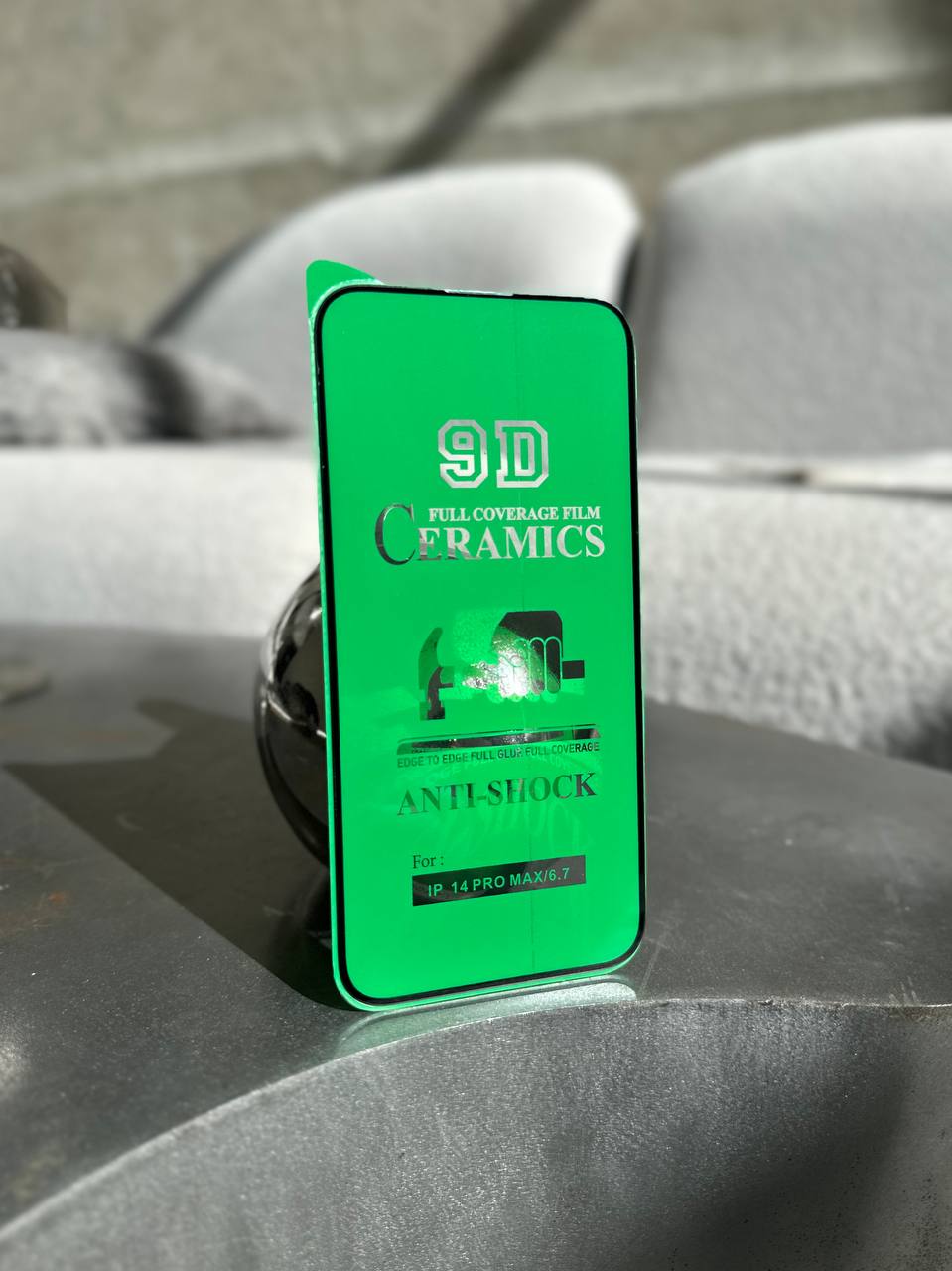 Защитное стекло Ceramic гибкое глянцевое на iPhone 14 Pro Max