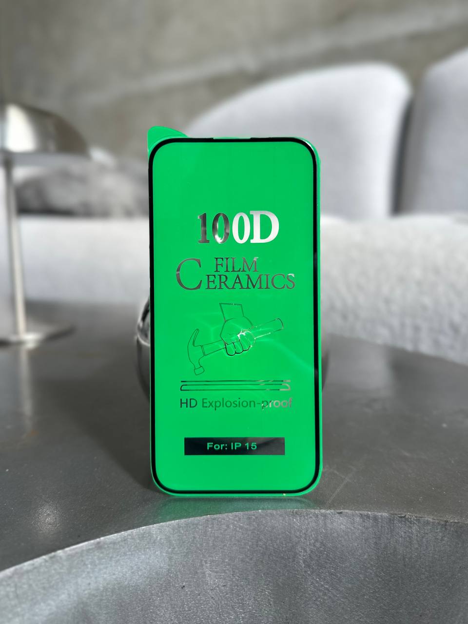 Захисне скло Ceramic гнучке глянсове на iPhone 15