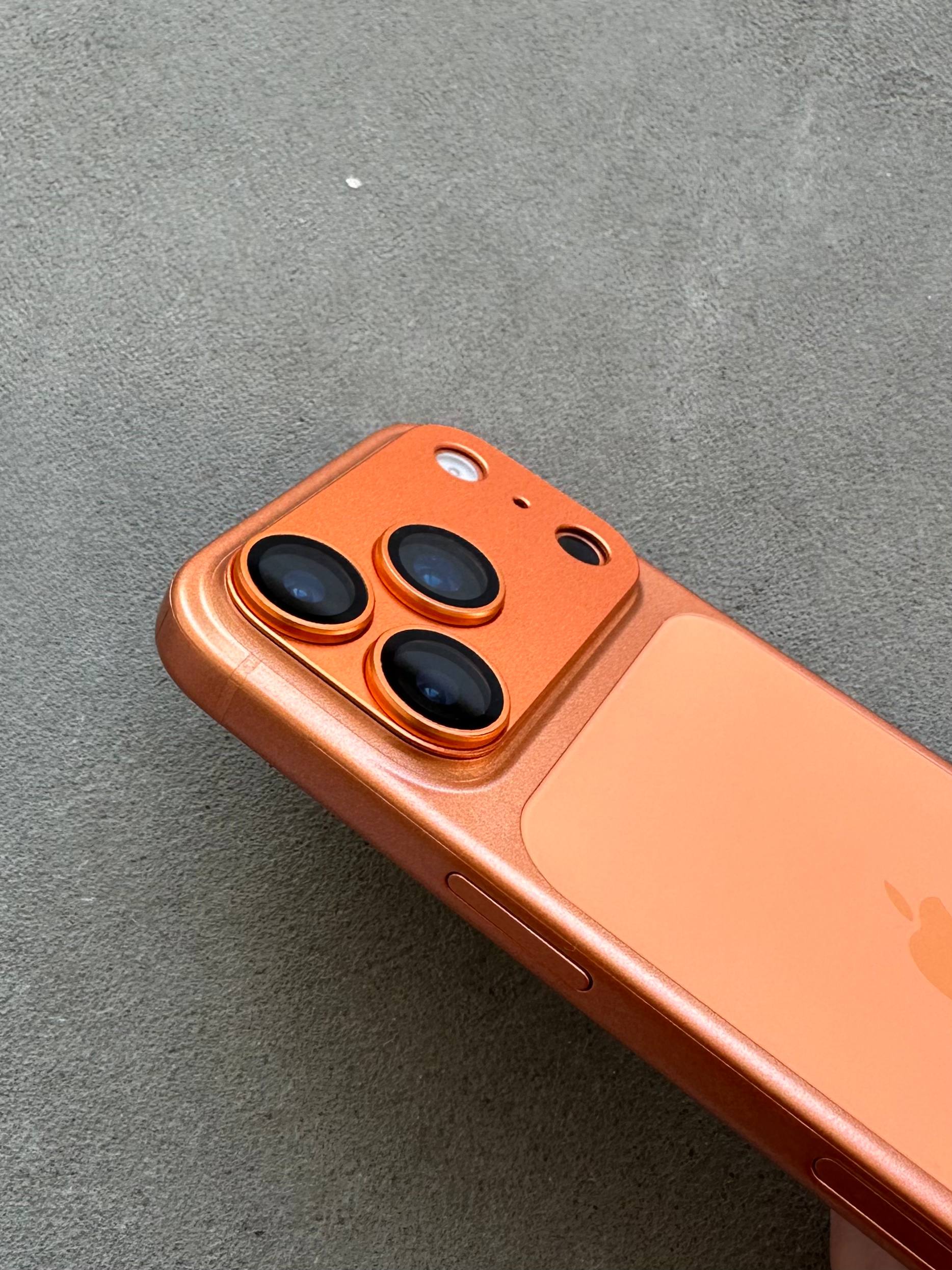 Защитная накладка для камеры на iPhone 17 Pro Max Orange
