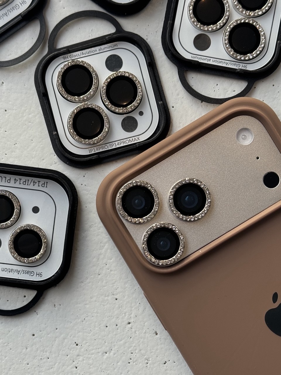 Захисні лінзи з камінчиками на iPhone 11 Pro / 11 Pro Max / 12 Pro