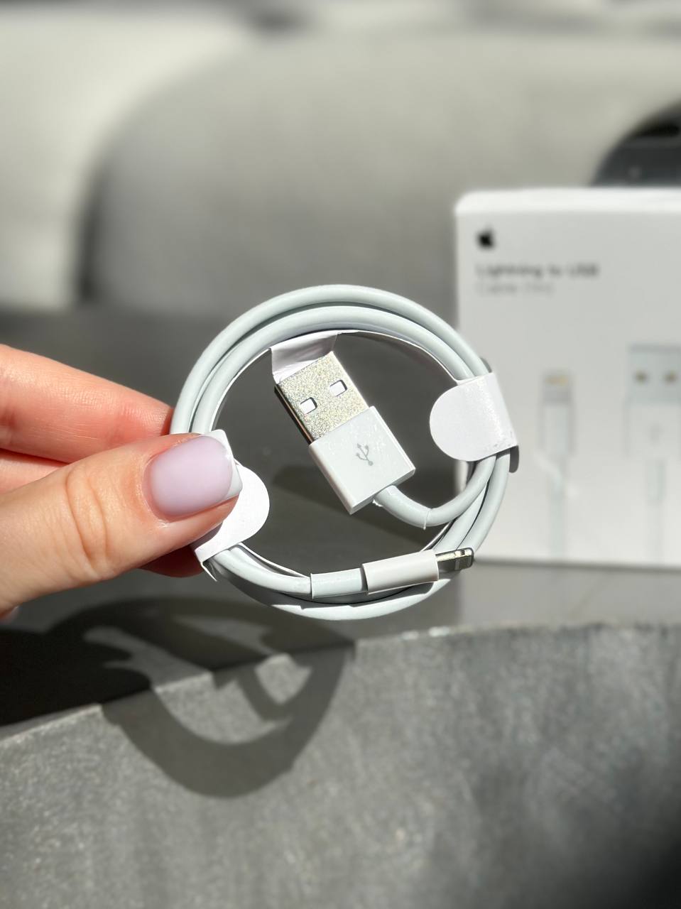 Кабель USB - Lightning с Яблочком