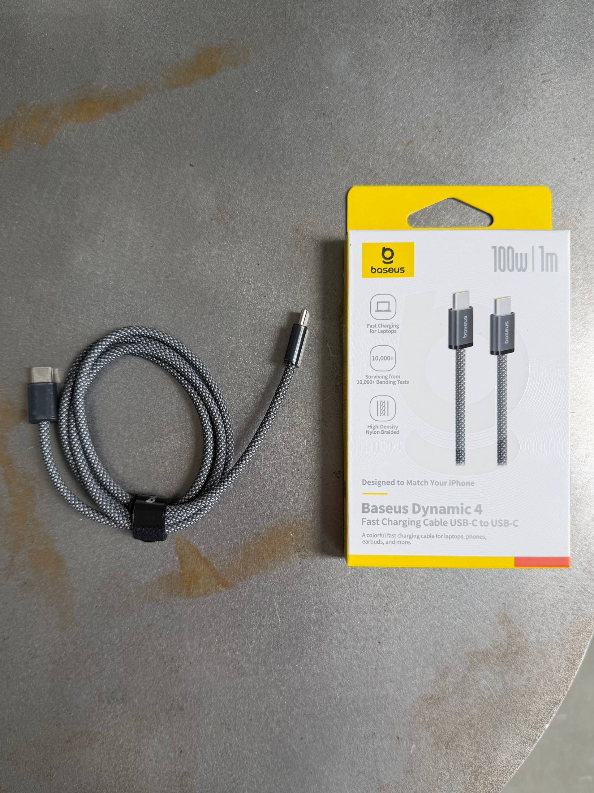 Кабель Baseus 100W USB-C — USB-C New Dynamic 4