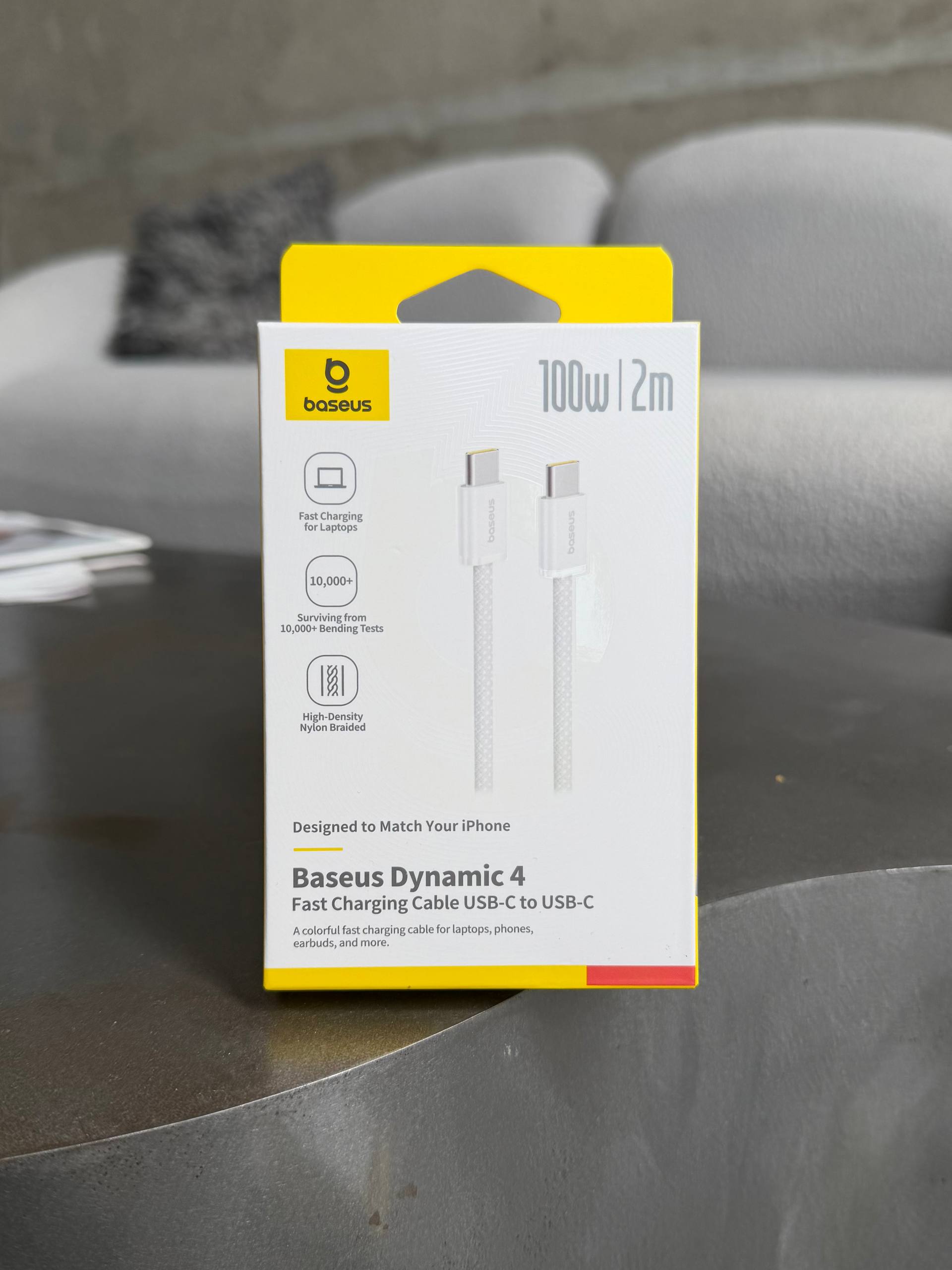 Кабель Baseus 100W USB-C — USB-C New Dynamic 4 (2m)