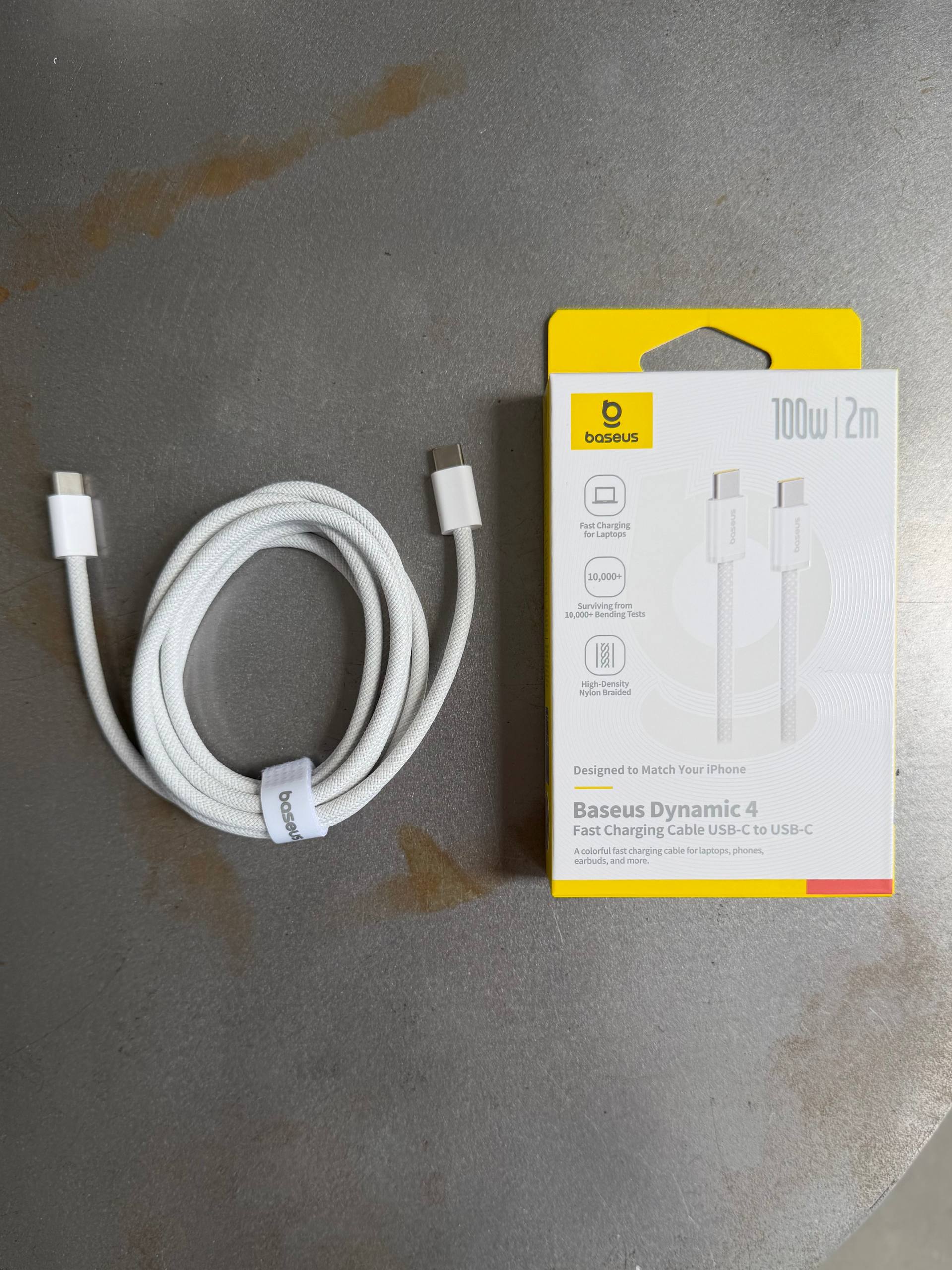 Кабель Baseus 100W USB-C — USB-C New Dynamic 4 (2m)