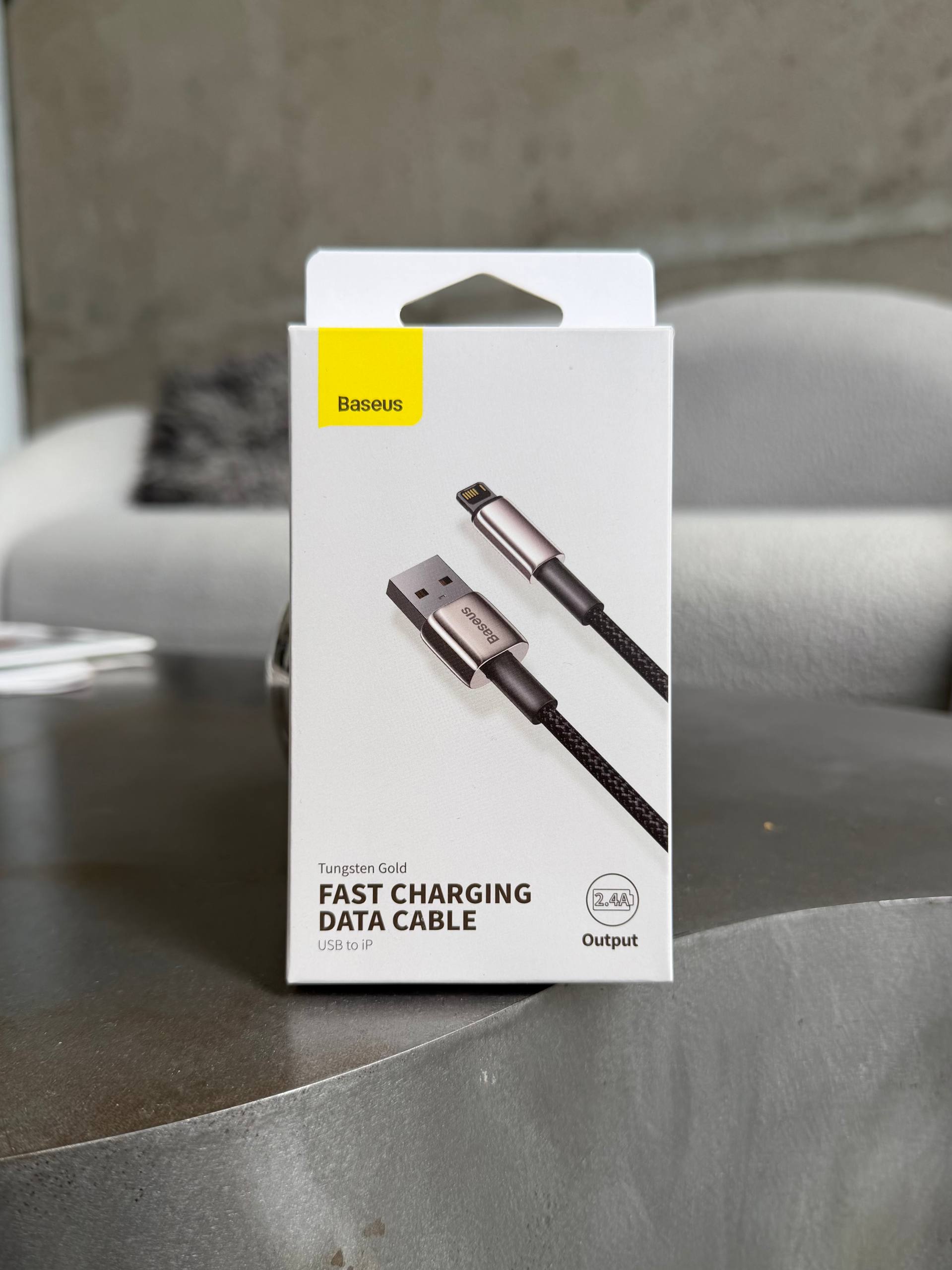 Кабель Baseus USB — Lightning Tungsten Gold (1m)