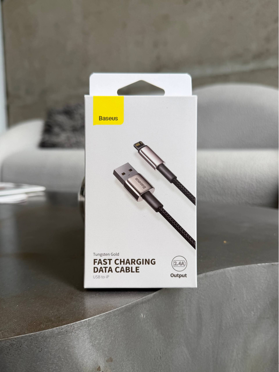 Кабель Baseus USB — Lightning Tungsten Gold (1m)
