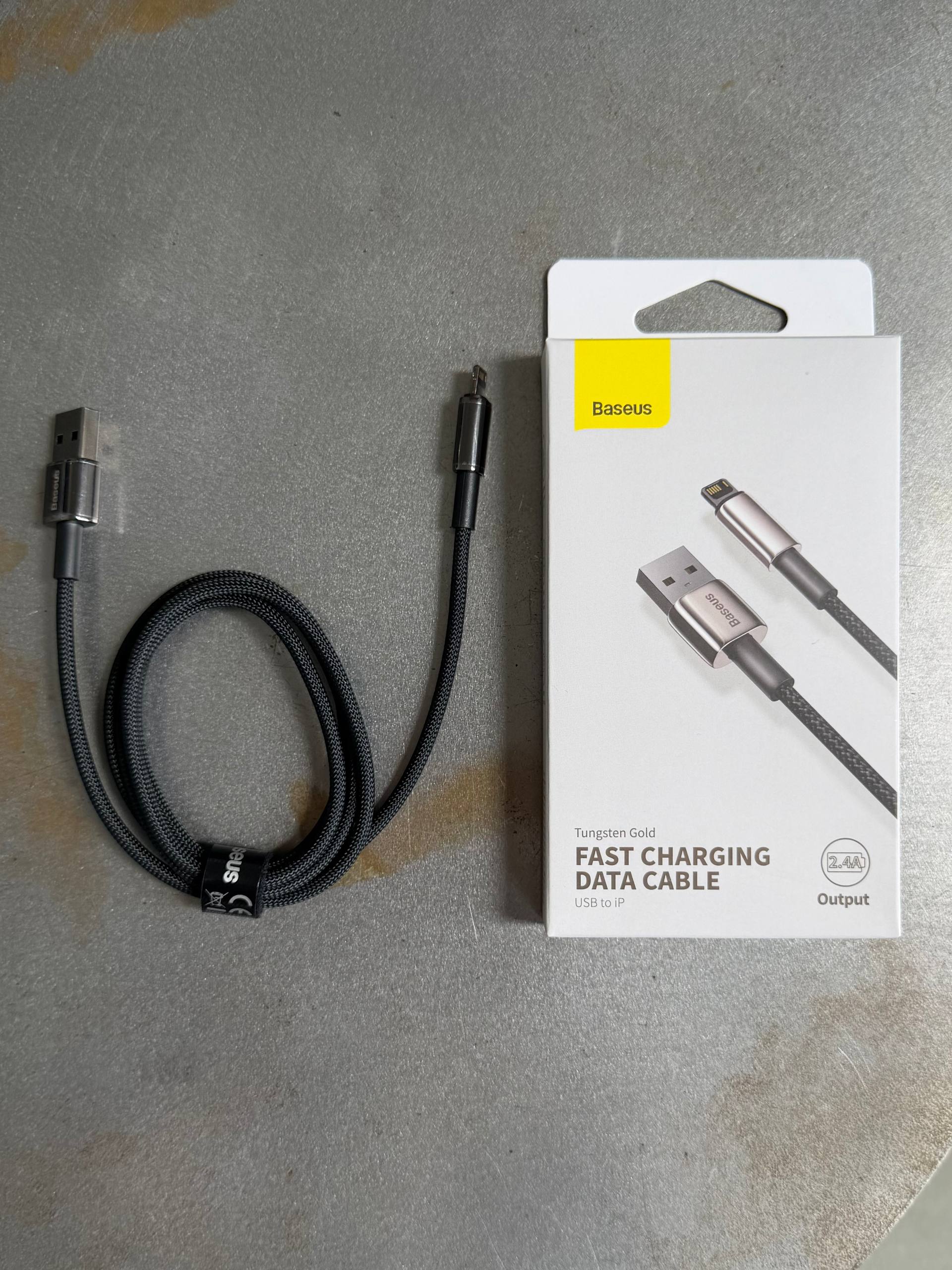 Кабель Baseus USB — Lightning Tungsten Gold (1m)
