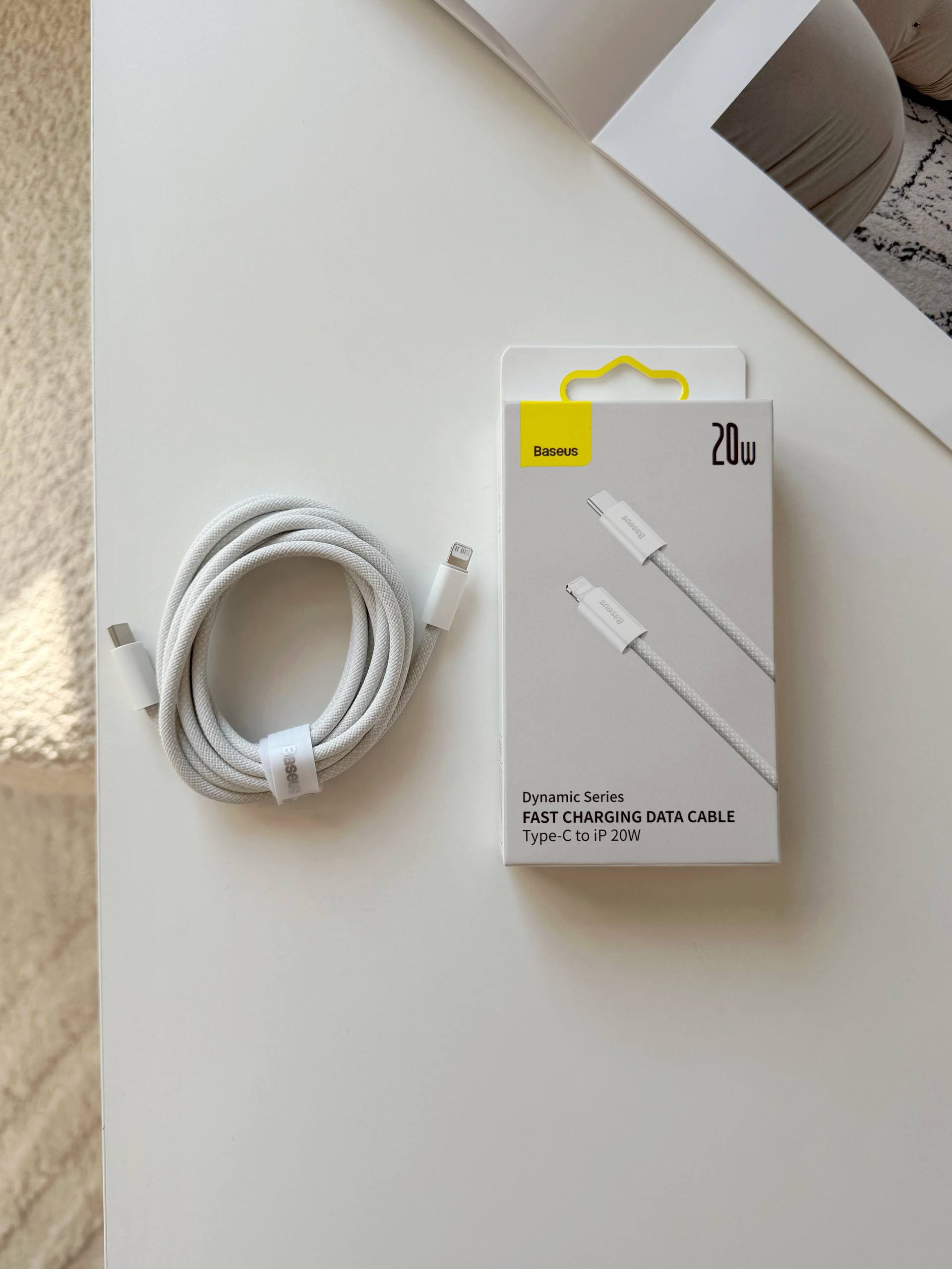 Кабель Baseus PD 20W USB-C — Lightning Dynamic Series (2m)