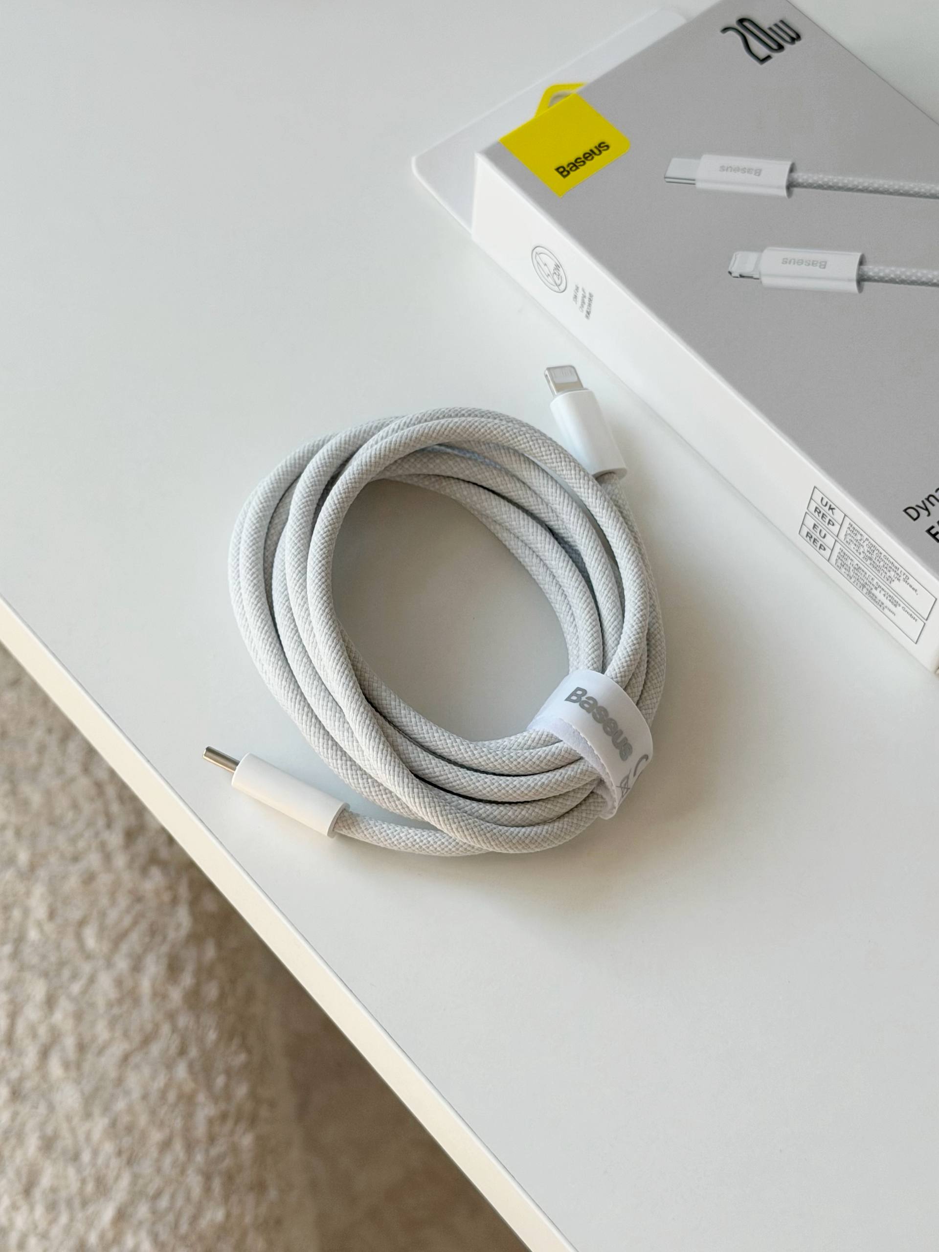 Кабель Baseus PD 20W USB-C — Lightning Dynamic Series (2m)
