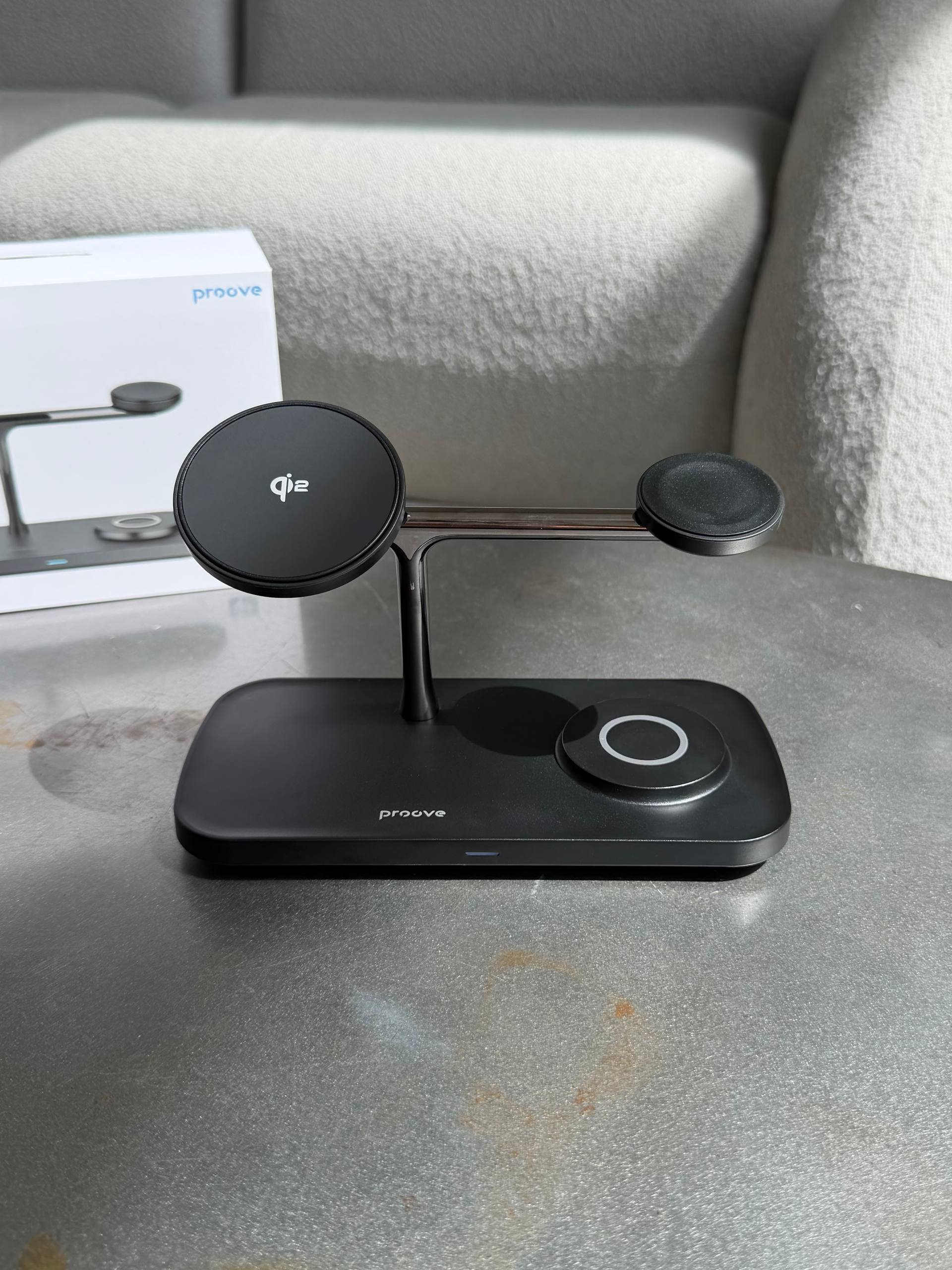 Зарядна станція Proove Magnetic Field Pro 3 in 1 Qi2 Black