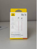 Кабель Baseus 100W USB-C — USB-C New Dynamic 4 Pink (1m)