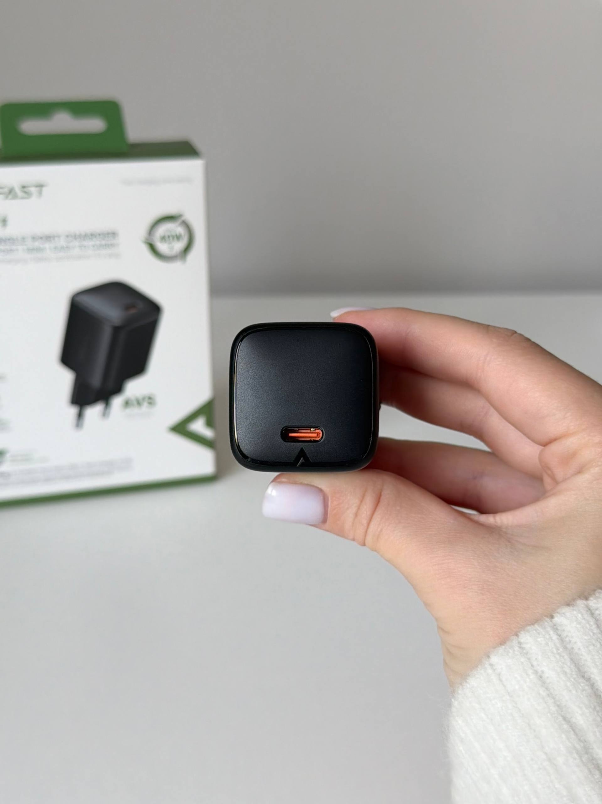 Блок зарядный Acefast A136 PD40W mini GaN (USB-C)