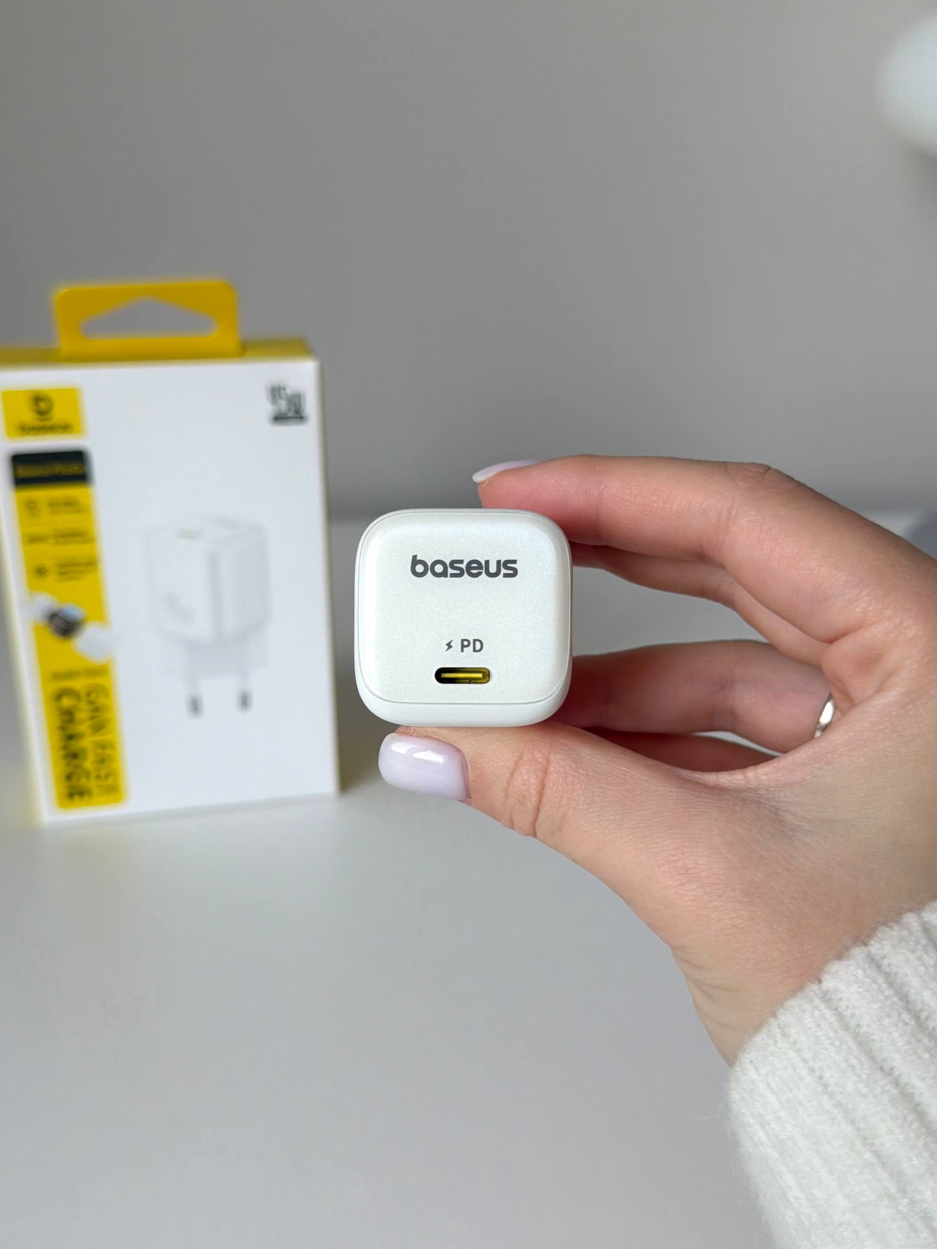 Блок зарядный Baseus PicoGo GaN 45W (USB-C)