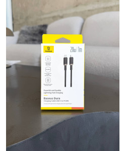 Кабель Baseus 20W USB-C — Lightning Dura Series