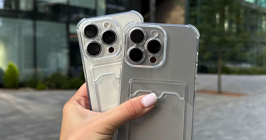 Чохли для iPhone з кишенею для картки